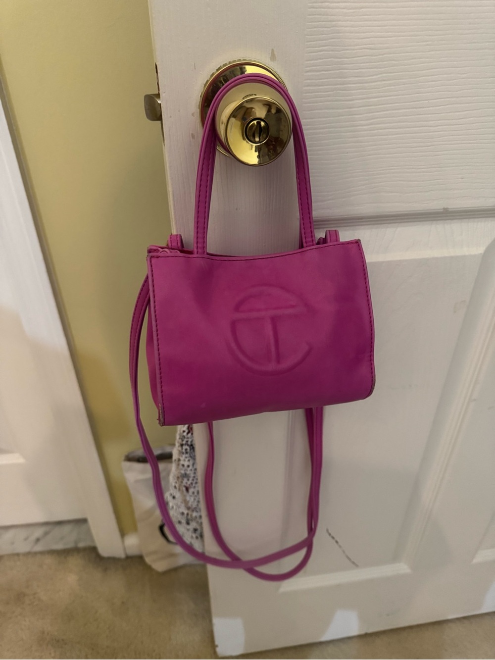 Telfar Small Shopping Bag - Azalea Pink - Authentic, Preowned, and Preloved